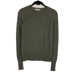 Everlane XXS 100% Cashmere Sweater Crew Neck Green